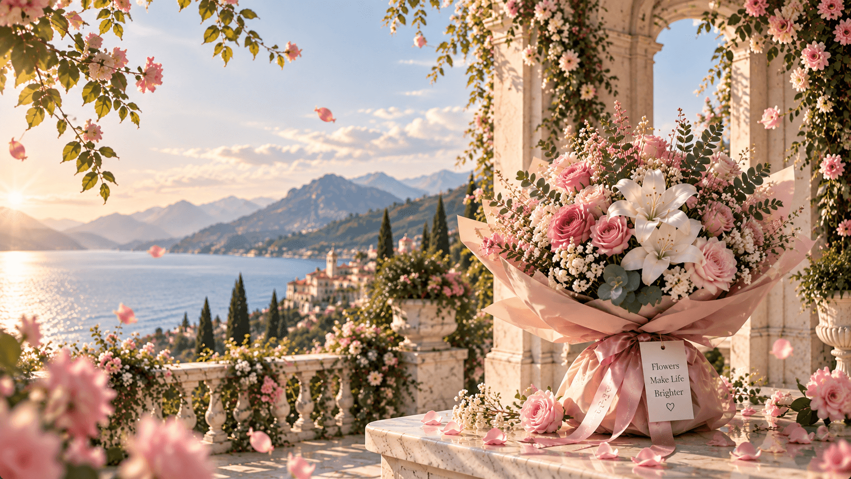 SMG FLOWER Terrace Panoramic Background